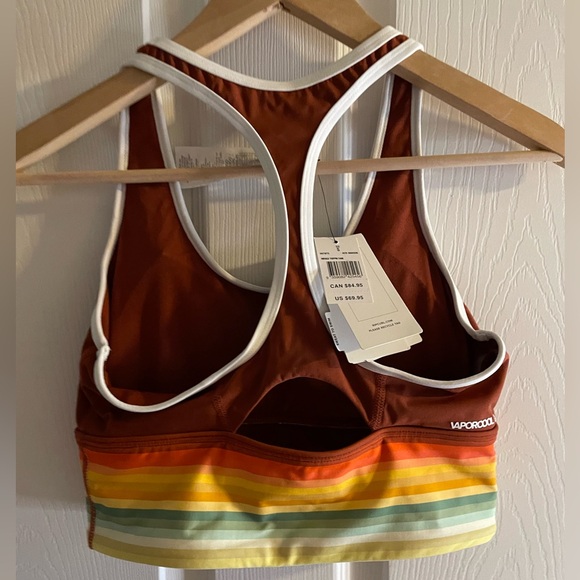 Rip Curl Trippin Run Swim Surf  Collection Tank and Legging Set /Size S /Maroon - Picture 9 of 16